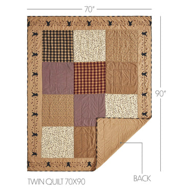 Pip Vinestar Twin Quilt 70Wx90L - The Fox Decor